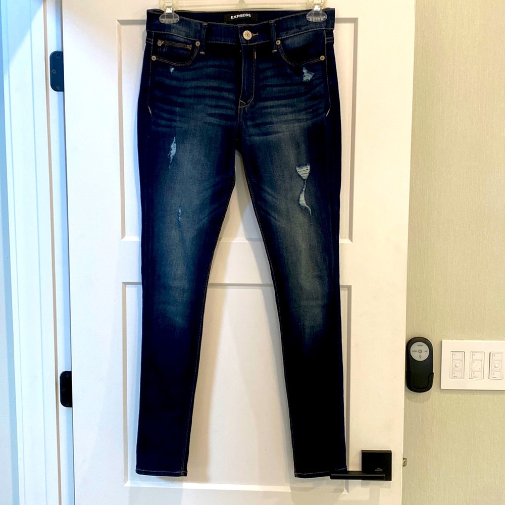 Express skinny jeans size 6 worn once
